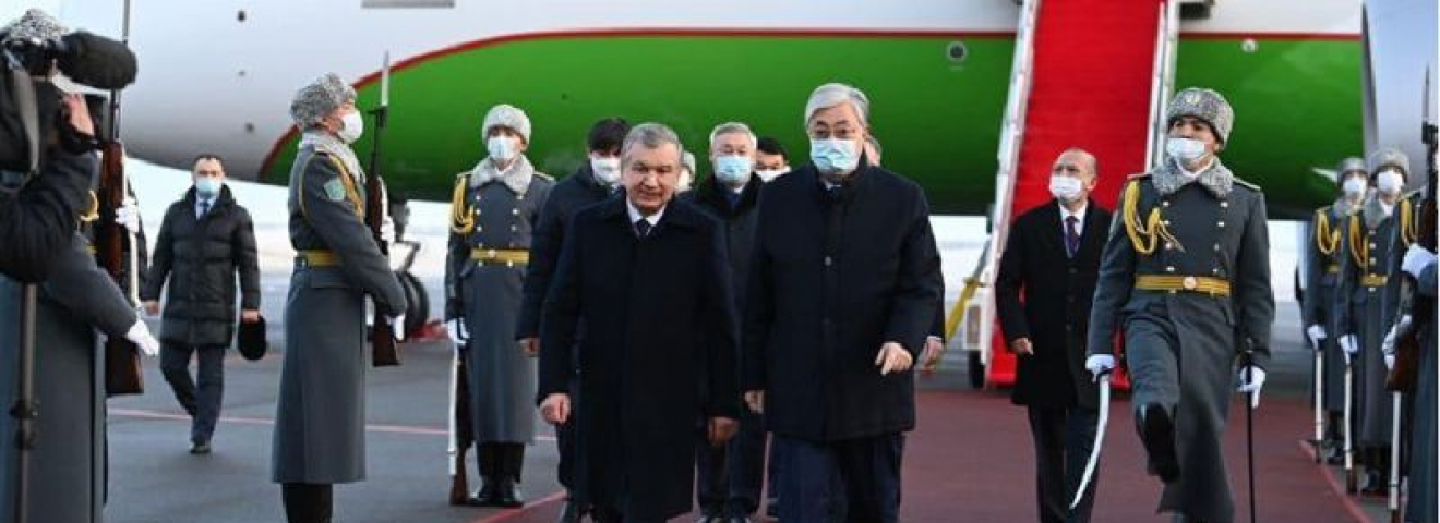 Өзбекстан Президенті мемлекеттік сапармен Нұр-Сұлтанға келді
