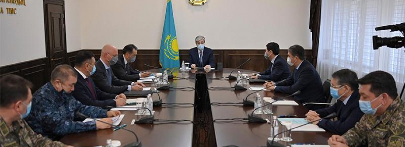 Президент Алматыда жедел штабтың отырысын өткізді