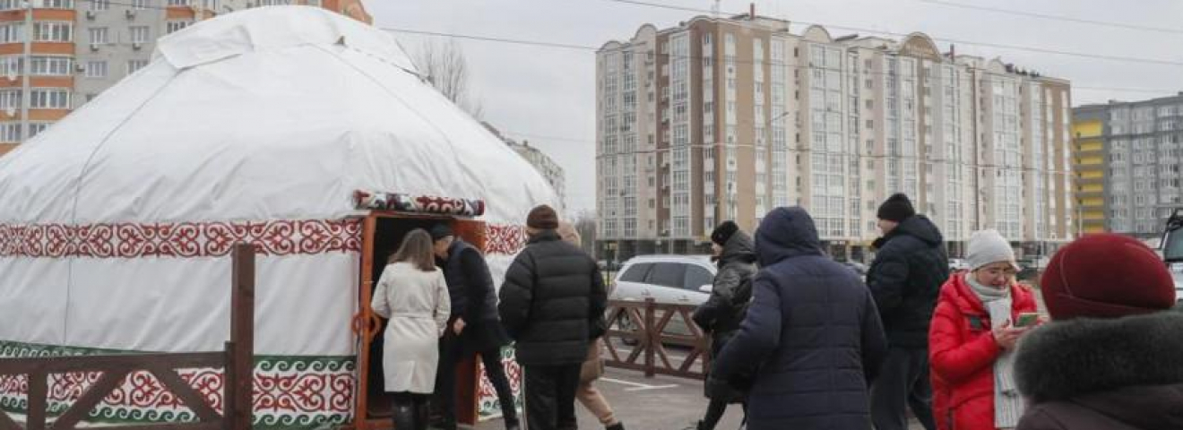Бучадағы киіз үйлер - біздің меценаттардың Украина халқына көмегі - ҚР СІМ