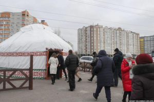 Бучадағы киіз үйлер - біздің меценаттардың Украина халқына көмегі - ҚР СІМ