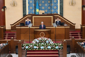 «Бизнесті дамыту, монополиямен күрес»: Президент «Ақ жол» партиясына сенім артатынын айтты