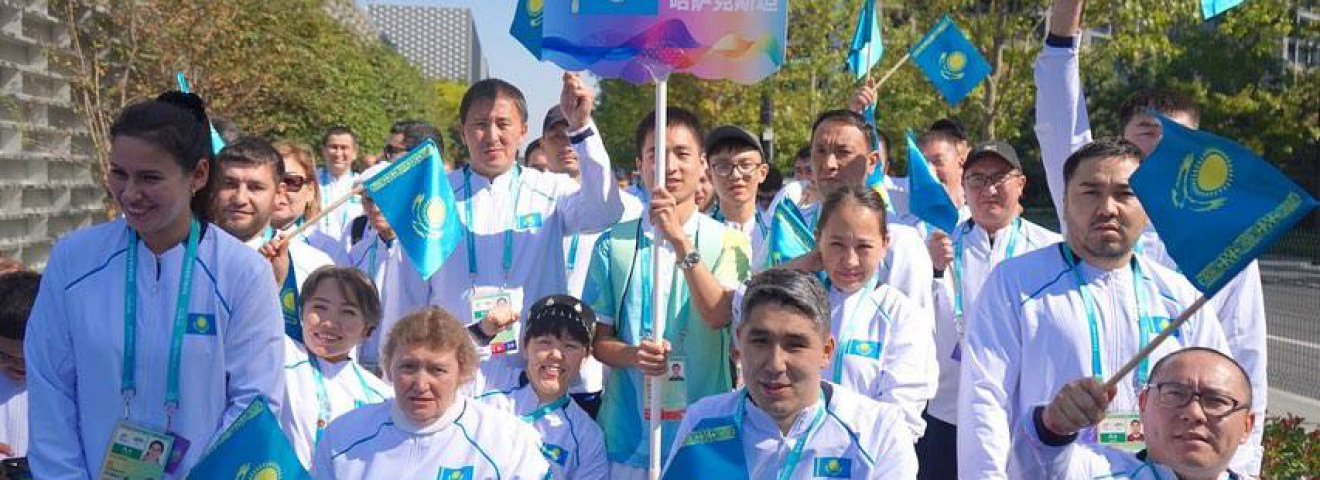 Азия пара ойындары: Ханчжоуда Қазақстан Туы көтерілді