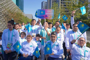 Азия пара ойындары: Ханчжоуда Қазақстан Туы көтерілді