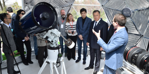 ҚазҰУ-да ғарыш әлемінің сырын ашатын обсерватория ашылды