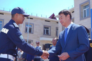 Түркістанда Отан қорғаушылар күні аталып өтті