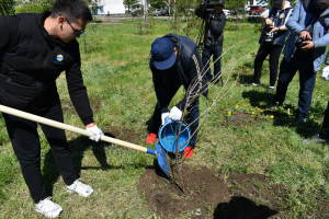 «Таза Қазақстан» акциясы: Атбасар ауданында 1613 көшет отырғызылды
