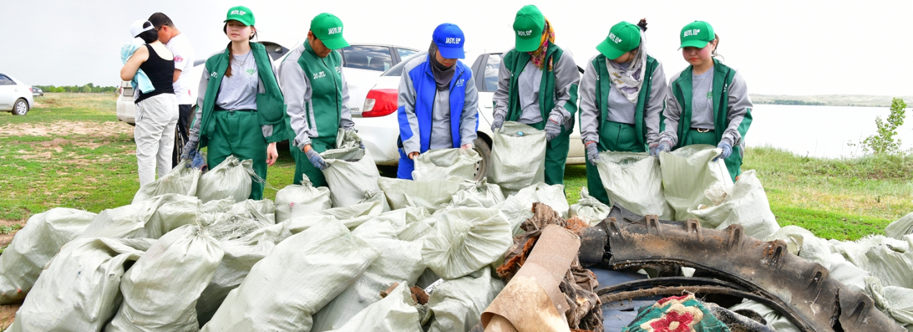 Ақтөбеде «Таза Қазақстан» акциясы жалғасуда