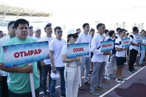 ТҮРКІСТАНДА МЕМЛЕКЕТТІК ҚЫЗМЕТШІЛЕР АРАСЫНДАҒЫ СПАРТАКИАДА ӨТІП ЖАТЫР