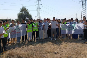 Жамбыл облысында «Таза Қазақстан» экологиялық акциясы аясында тазалық жұмыстары жалғасуда