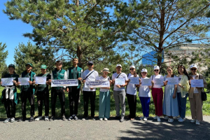 «Таза Қазақстан» республикалық экологиялық акциясы аясында Жетісу облысындағы акциялар