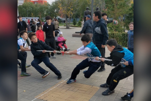 Астанада ұлттық ойындардан отбасылық жарыс өтті