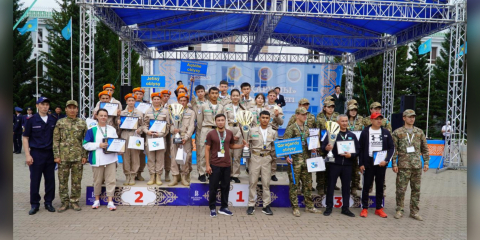 Көкшетауда «Жас құтқарушы» республикалық слетінің салтанатты жабылуы өтті