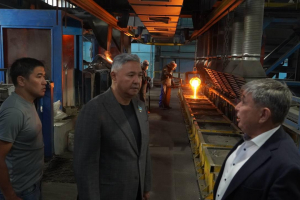 Азат Перуашев Ақмола облысында болды