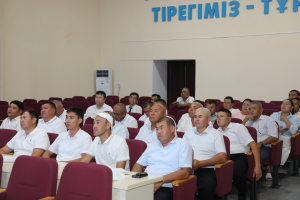 МАҚТААРАЛДА САЛЫҚТЫҚ ТӘРТІПТІ КҮШЕЙТУ МӘСЕЛЕЛЕРІ ТАЛҚЫЛАНДЫ