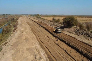 Түркістан облысында ұзындығы 15 шақырым болатын каналдың реконструкциясы басталды