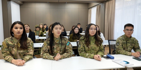 ҚазҰУ студенттері тәжірибені «Қазселденқорғауда» өтеді: жаңа филиал ашылды