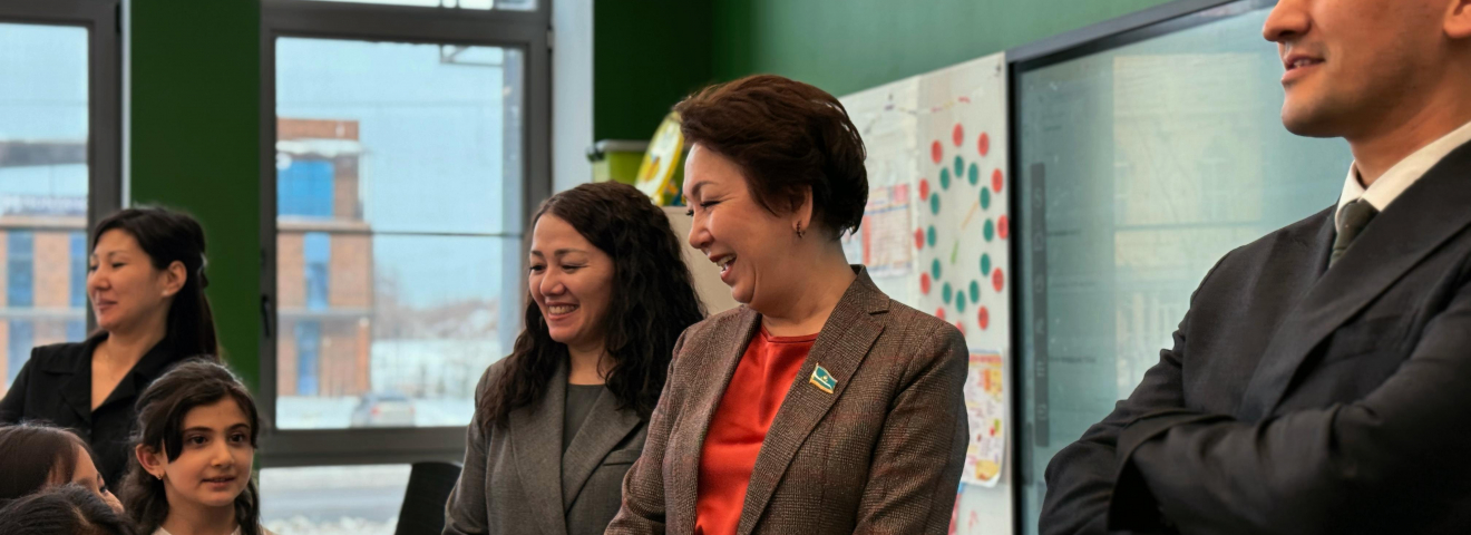 Мәжіліс вице-спикері Дания Еспаева Kemel Bilim халықаралық мектебіне барды