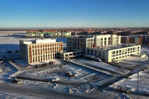 Ақмола облысы Қосшы қаласында бір ауысымда 1000 адамды қабылдауға арналған емхана ашылды