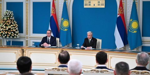 Александр Вучич қазақстандық арнайы жасақ сарбаздарының жетістіктеріне тәнті болды