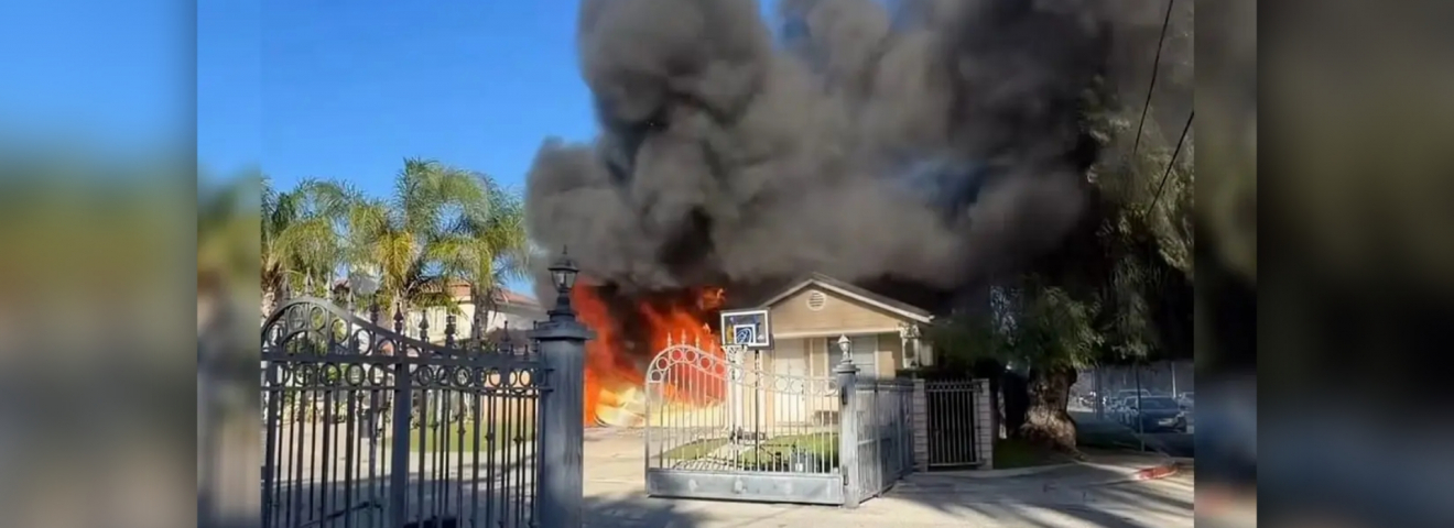 Қазақ боксшысының Лос-Анджелестегі үйі өртеніп кетті