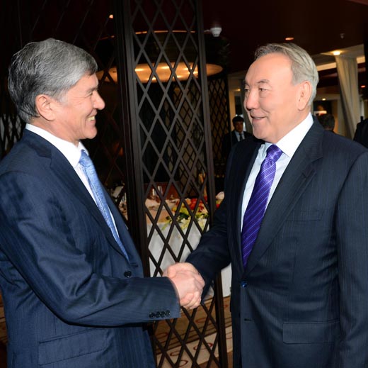 Назарбаев пен Атамбаев Алматыда кездесті
