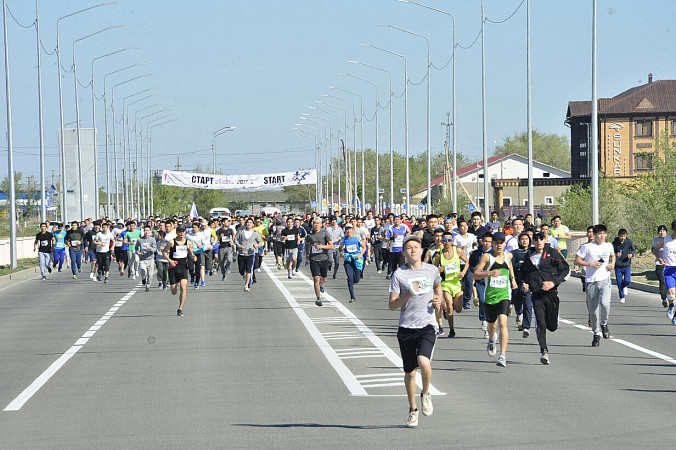 "Атырау марафон" мыңдаған қала тұрғынын біріктірді