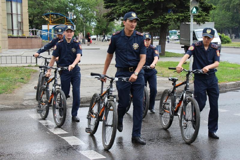 Шығыс Қазақстан облысында полицейлер велосипедпен жүретін болды