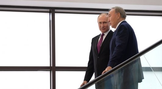 Назарбаев Путинге БАҚ жайлы: Туындайтын мәселелерді дүрліктірмей, байсалдылықпен шешу қажет