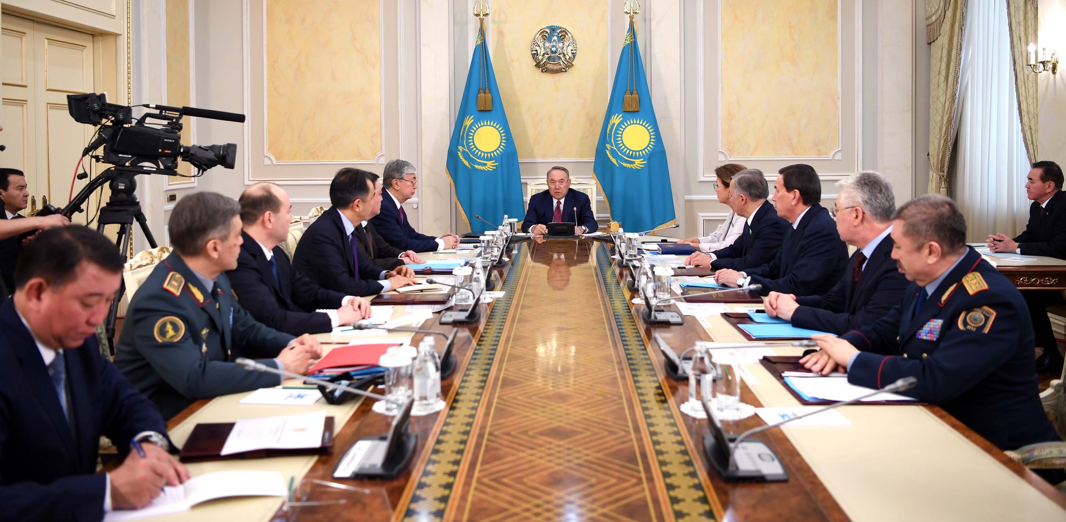 Нұрсұлтан Назарбаевтың төрағалығымен Қауіпсіздік кеңесінің отырысы өтті
