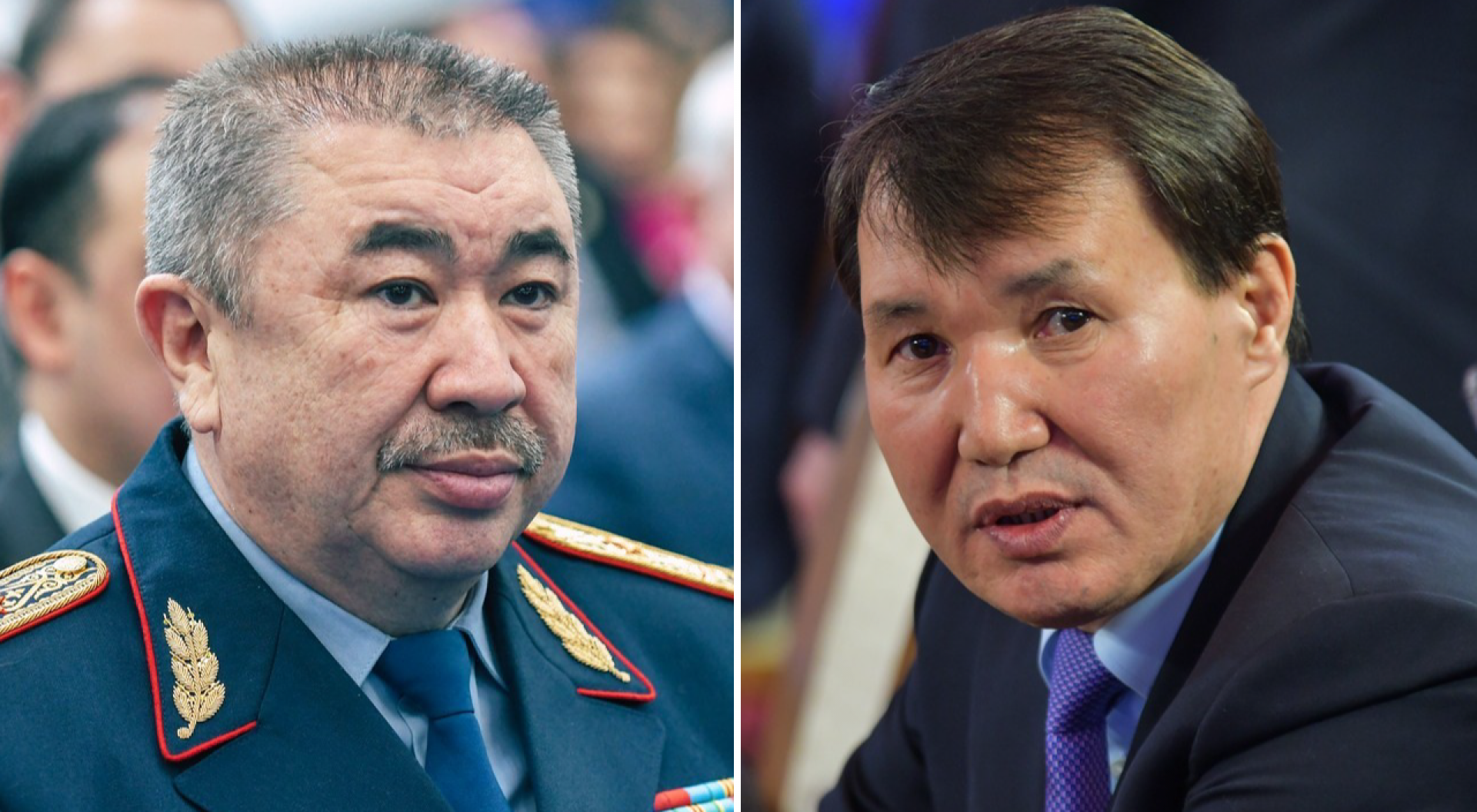 Шпекбаев пен Тұрғымбаевқа полиция генерал-лейтенанты арнаулы атақтары берілді