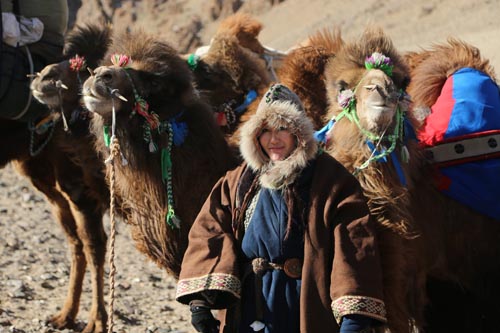 Женщина и верблюды: сенсационное путешествие  из Монголии в Англию