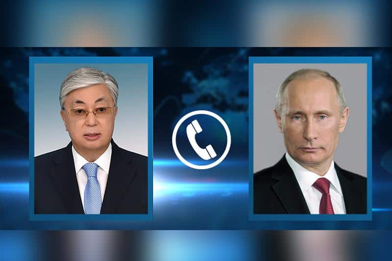 "ЕЭО мәселесі": Путин Тоқаевқа телефон соқты