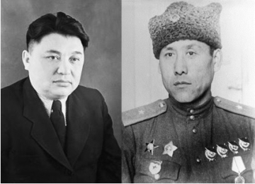 Жұмабек Тәшенов және генерал Сабыр Рақымов