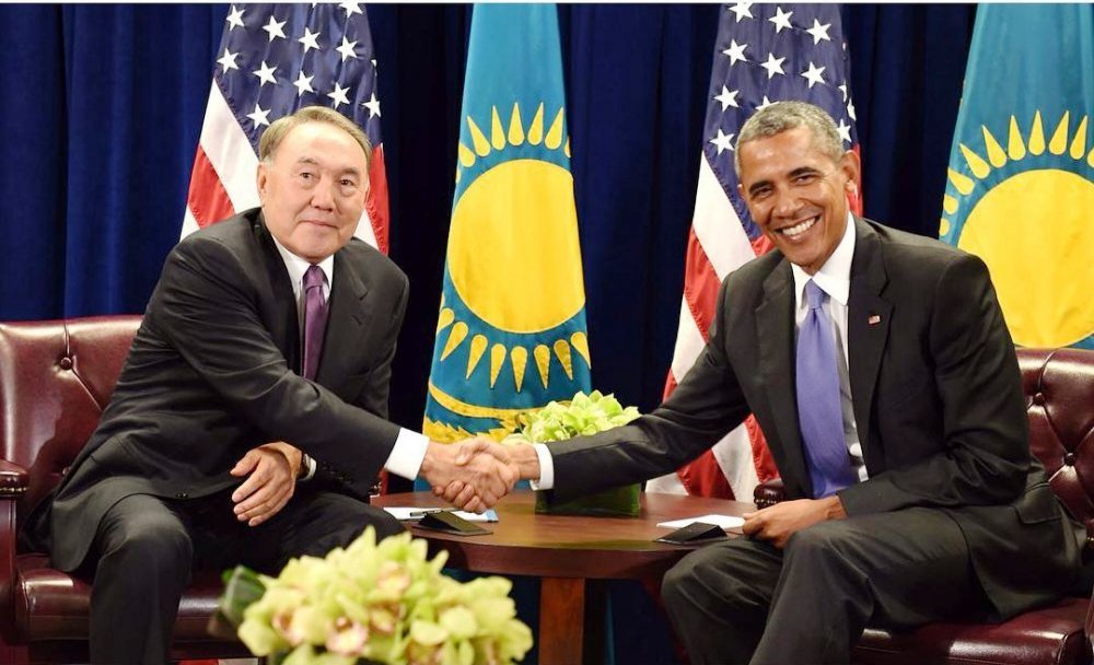 АҚШ-та Нұрсұлтан Назарбаев Барак Обамамен кездесті